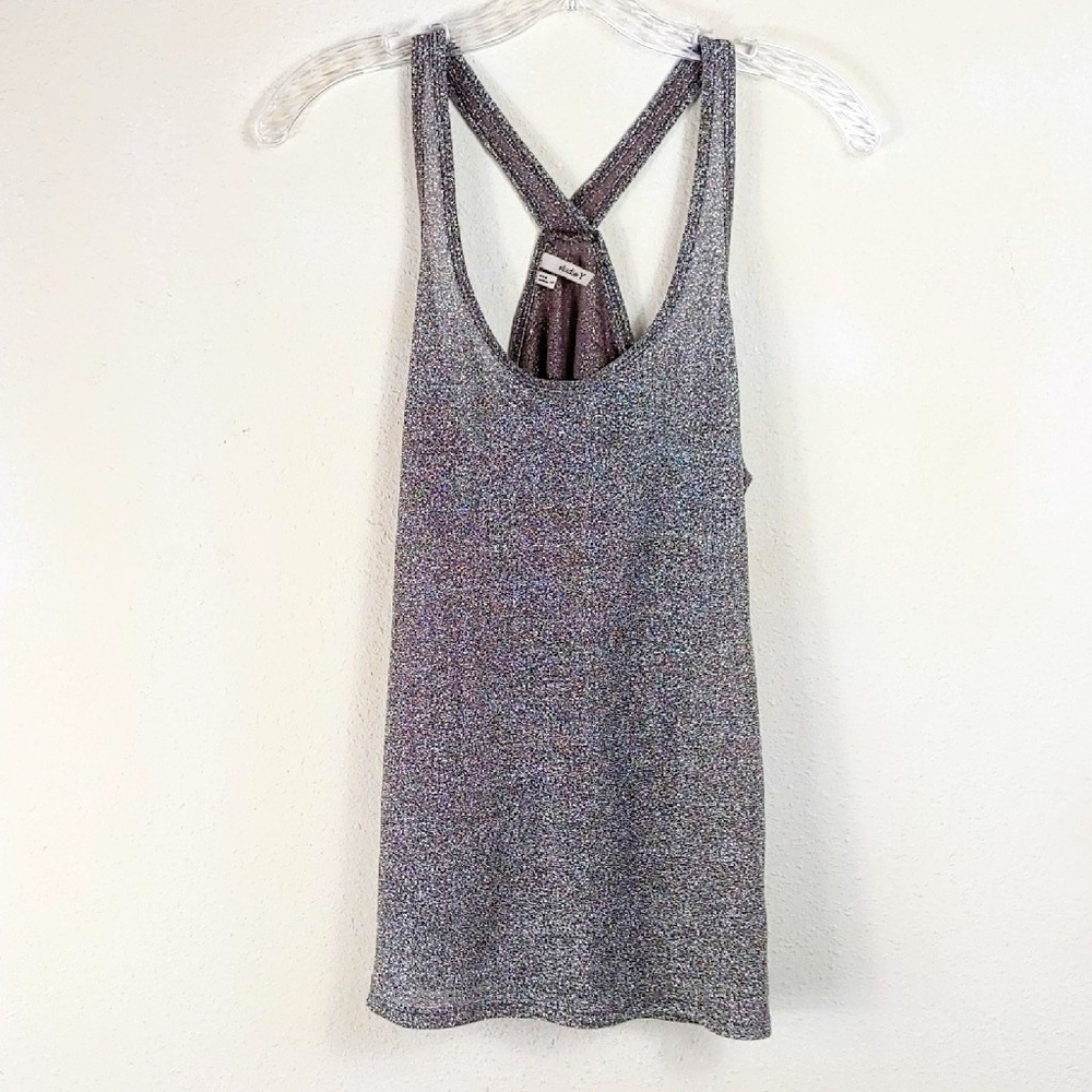 Studio Y| Metallic Razor BAck Tank B24
